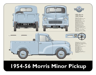 Morris Minor Pickup Series II 1954-56 Mouse Mat